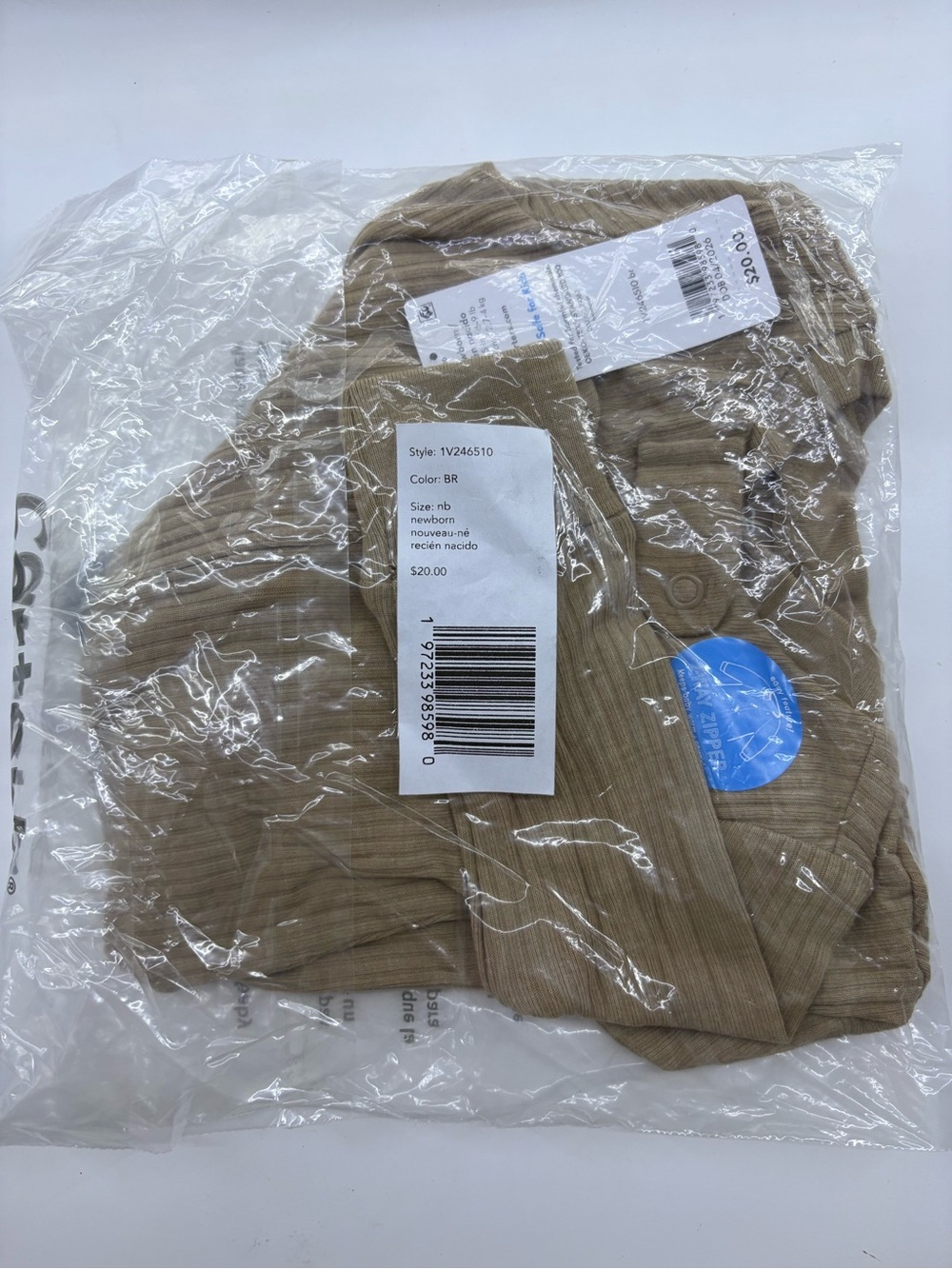 Carter's Ribbed Corduroy - Tan - Picture 2 of 4